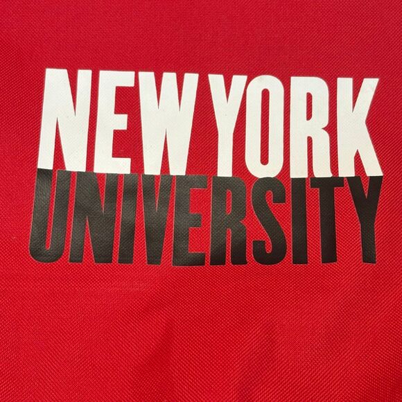 New York University NYU Red and Black Messenger Bag - Picture 7 of 7